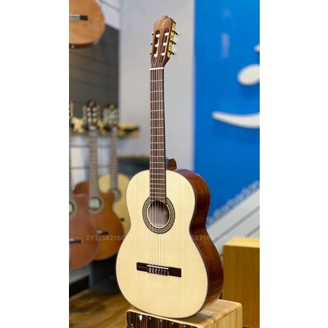 Ba Đờn CLASSIC C170 gỗ hồng đào câo cấp tặng bao da 2pick 1capo