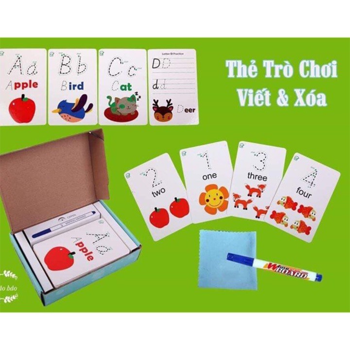 [VIDEO]THẺ HỌC VIẾT XÓA THẦN THÁNH TẶNG KÈM THẺ ANIMAL 4D+ _00131+00616