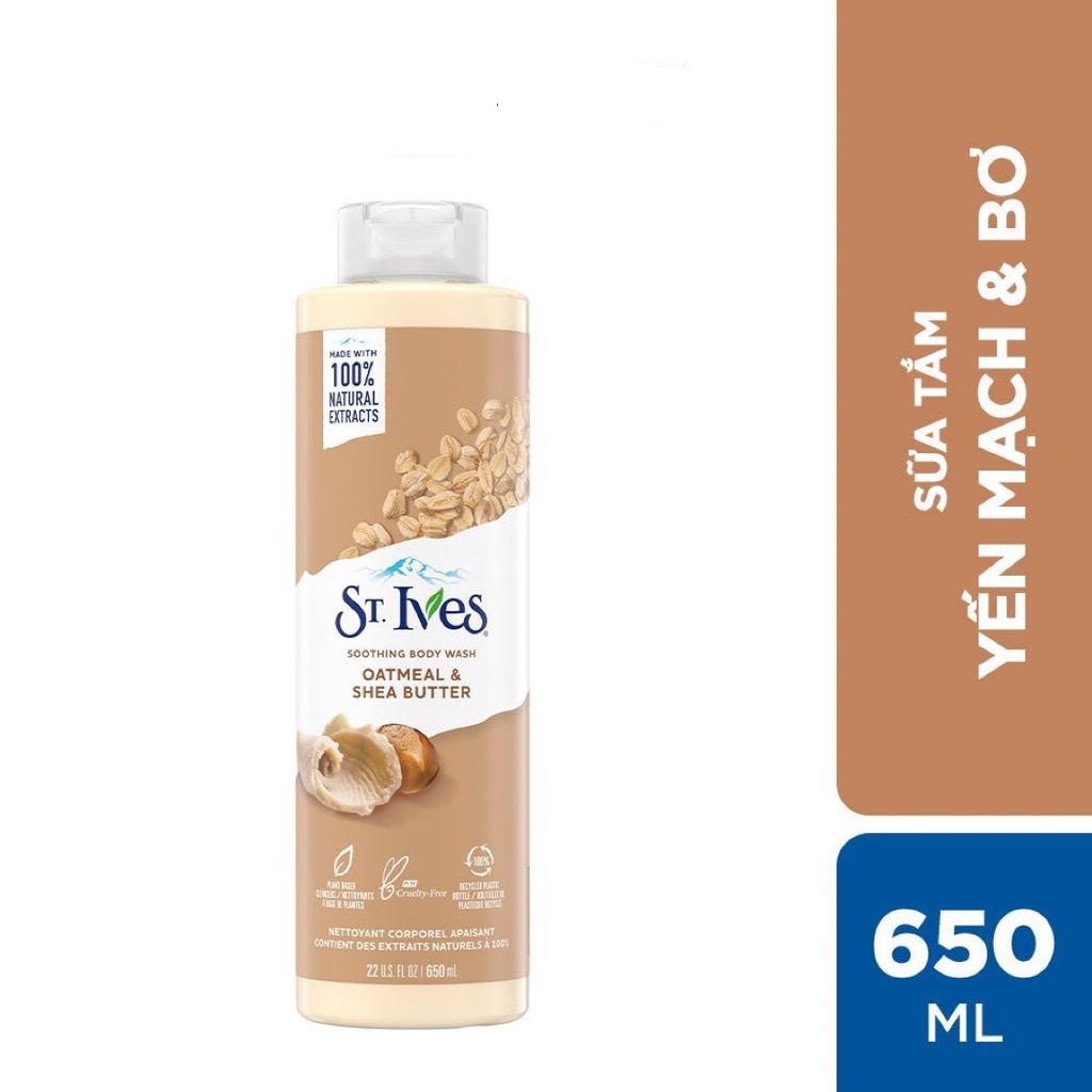 Sữa Tắm ST.Ives Body Wash 650ml mẫu mới