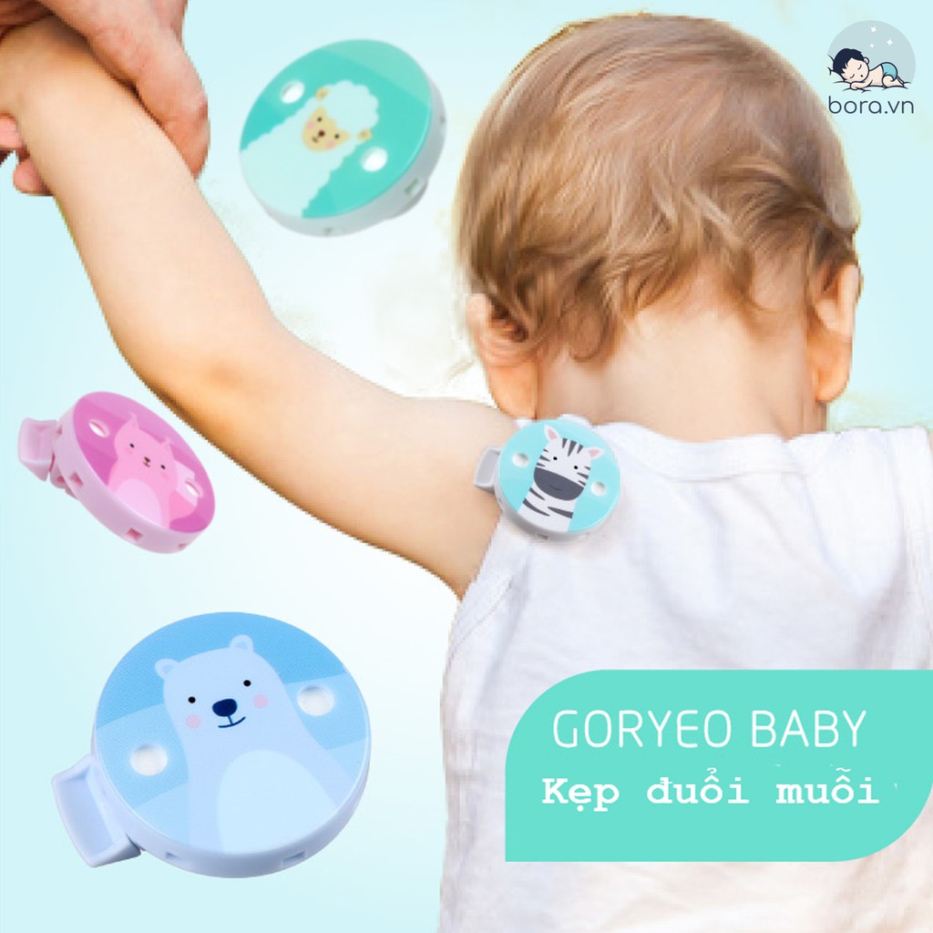 Kẹp đuổi muỗi Goryeo Baby [Hình dễ thương, kèm tinh dầu]