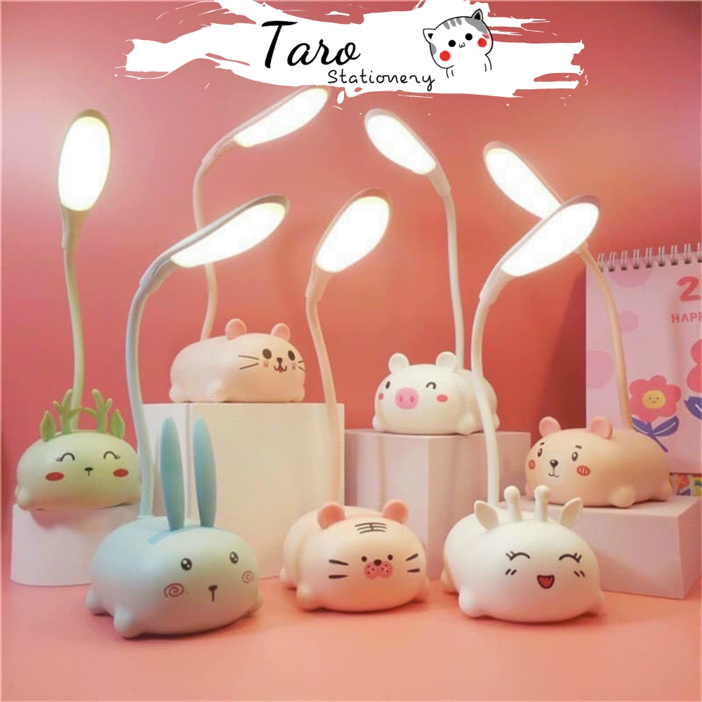Đèn Bàn Hình Thú Đáng Yêu - Có Thể Dùng Làn Đèn Ngủ Taro Stationery