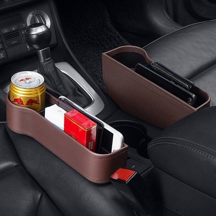Bộ Khay Đựng Đồ Đa Năng K1, Hộc Để Đồ Khe Ghế Ô Tô Xe Hơi Cao Cấp, Phụ kiện ô tô