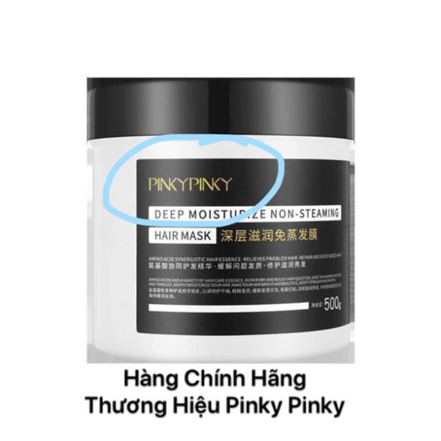 Ủ Tóc Thần Thánh PINKY PINKY Tơ Tầm 500GRAM Phục Hồi Tóc Hư Tổn, Siêu Mềm Mượt Hấp Tóc Lụa