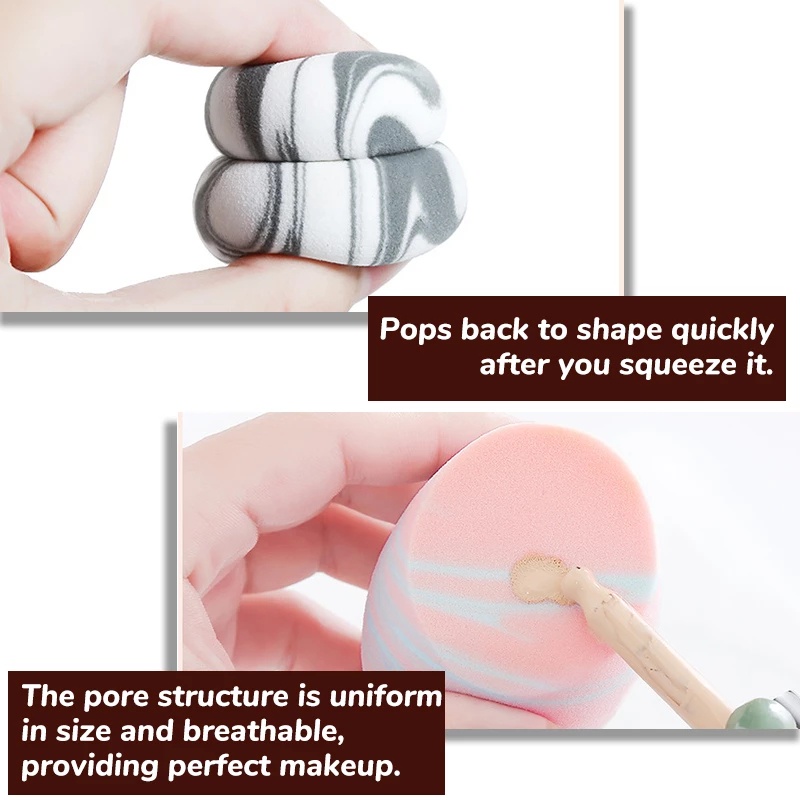 [Hàng mới về] Mút trang điểm họa tiết vân đá cẩm thạch