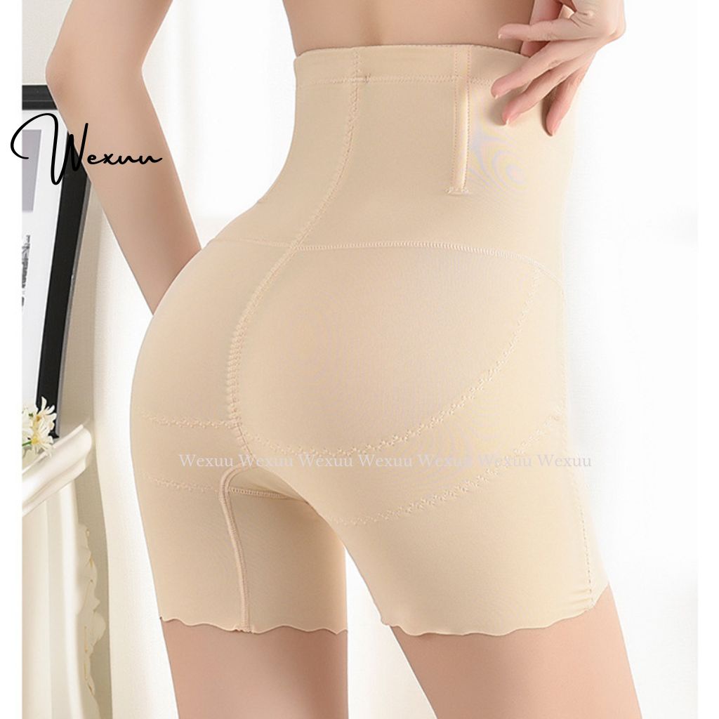 Quần lót cạp cao gen bụng Wexuu có thanh nẹp định hình eo thon gọn tôn dáng - GB18