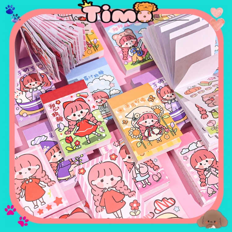 Sticker Cute Set 50 tấm Mini Dán Sổ Tay Dễ Thương Trang Trí Nhật Ký Dụng Cụ Làm Bullet Journal ST77