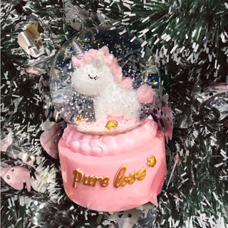 Quả cầu tuyết Unicorn