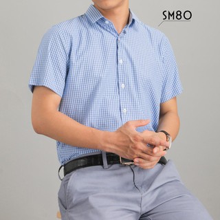 [Mã FAMALLT5 giảm 15% đơn 150K] Áo Sơ Mi Nam Ngắn Tay Kẻ Ca Rô Thời Trang Nam Lịch Lãm BATINO