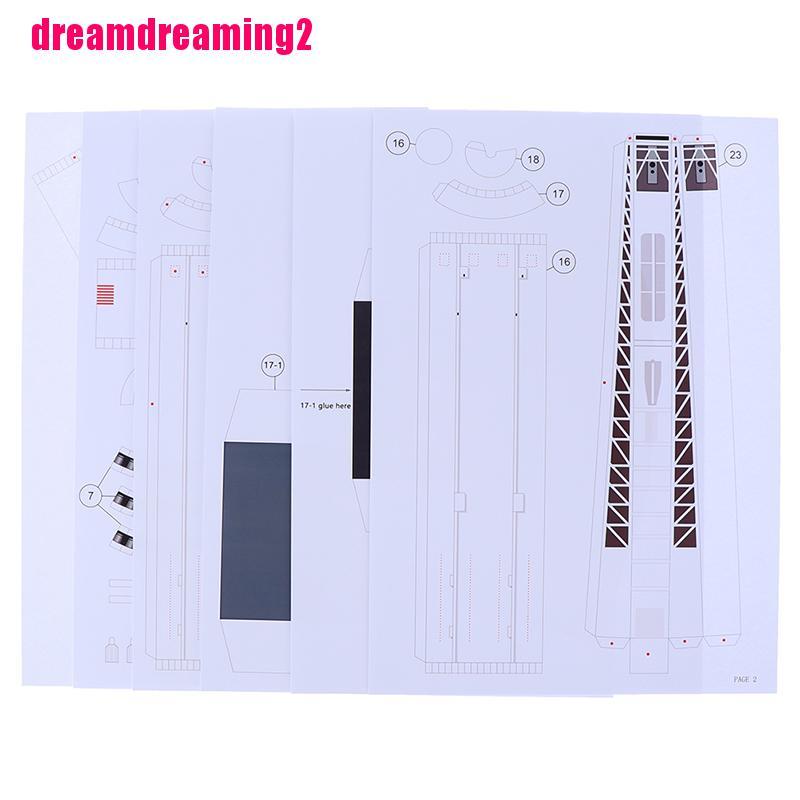 Mô Hình Tàu Chiến Vũ Trụ 3d 42cm Tỉ Lệ 1: 1
