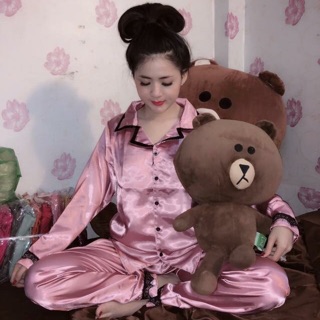 Bộ pjiama phi lụa bao đẹp