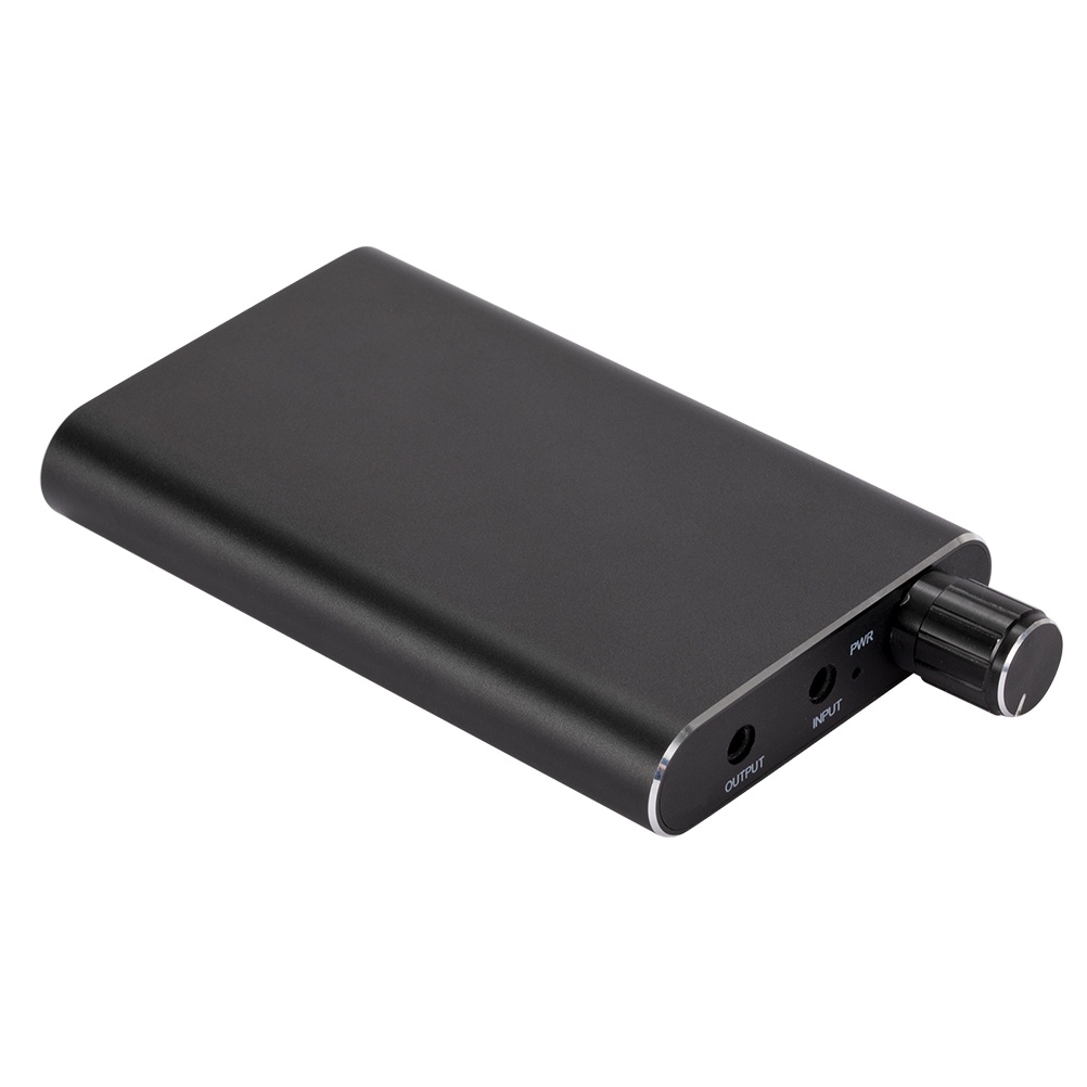 HiFi Headphone Amplifier Portable and Adjustable 3 5mm Audio Earphone Amp Supports Impedance 16-150Ω Headset Amp