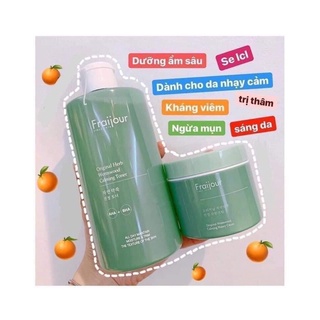 Toner thảo mộc fraijour 500ml và kem dưỡng 100ml