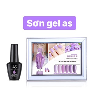 Sơn gel as tím ( Mã XY - chai đen )
