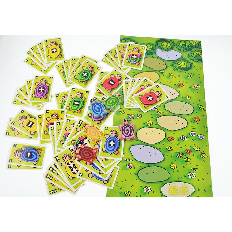 Đồ Chơi Đua Rùa Rabbit, Board Game Thẻ Bài Hấp Dẫn Cho Nhóm 5 Người Chơi