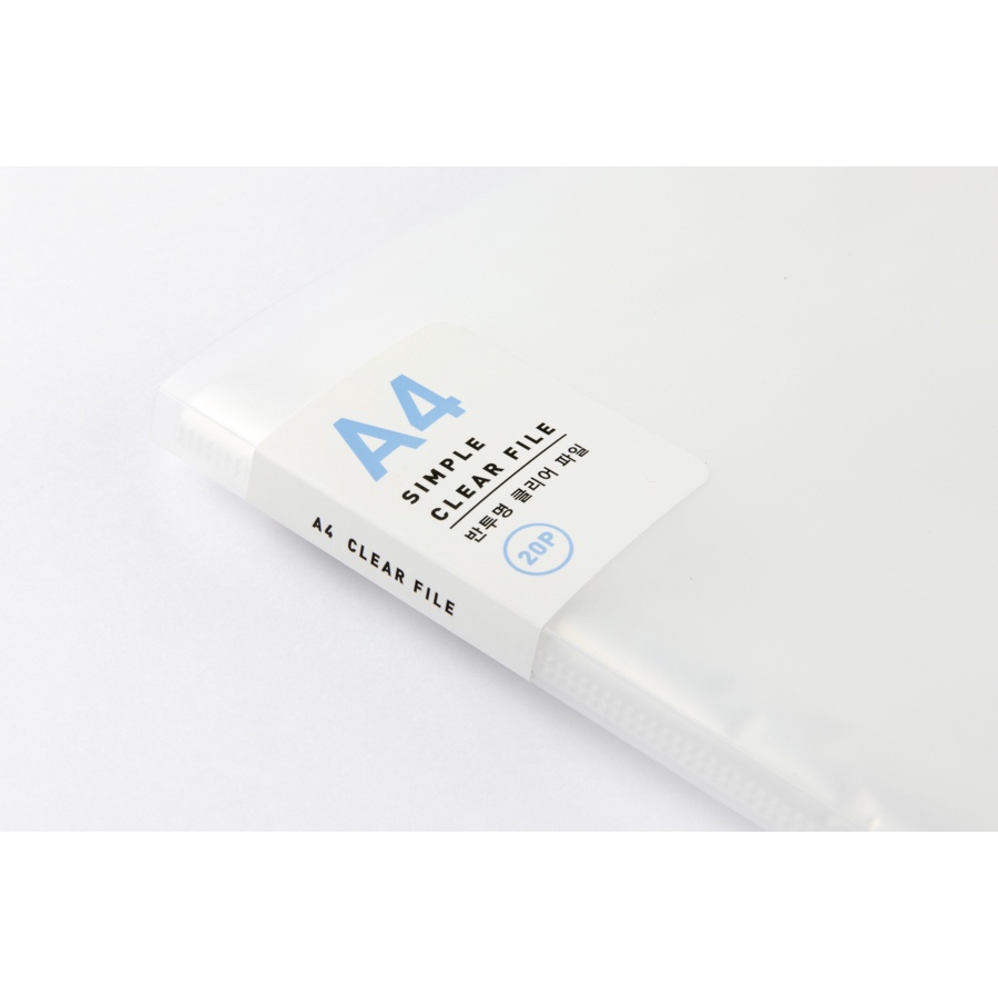 Bìa Đựng Tài Liệu ARTBOX Hàn Quốc 20 Ngăn Trong Suốt