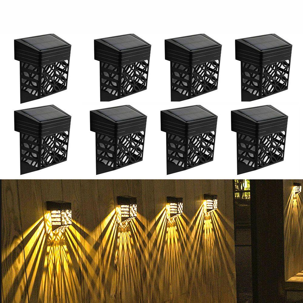GOGOUP Đèn Led Trang Trí Hàng Rào Chống Thấm Nước Chạy Bằng Năng Lượng Mặt