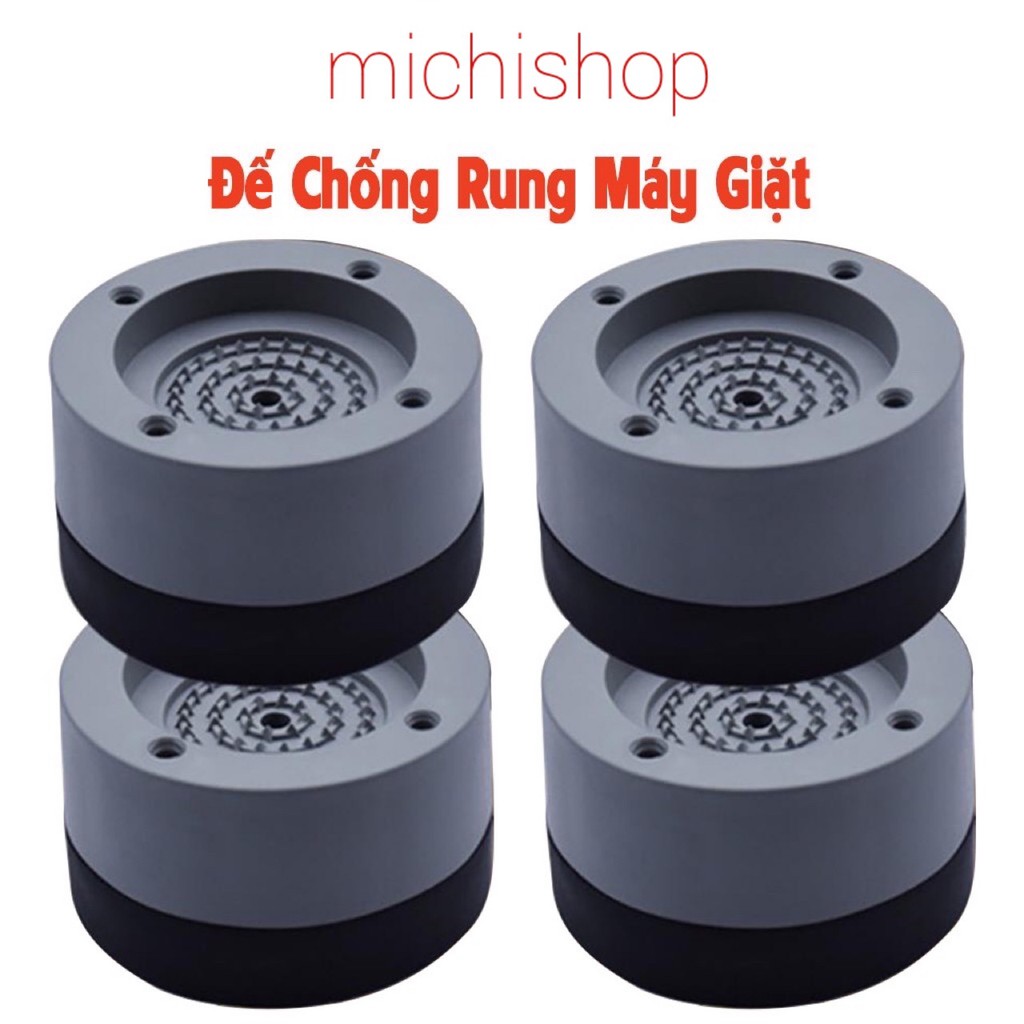 [Xả Kho] Bộ 4 miếng đệm cao su lót chân máy giặt chống rung, chống ồn hiệu quả - MS 5457