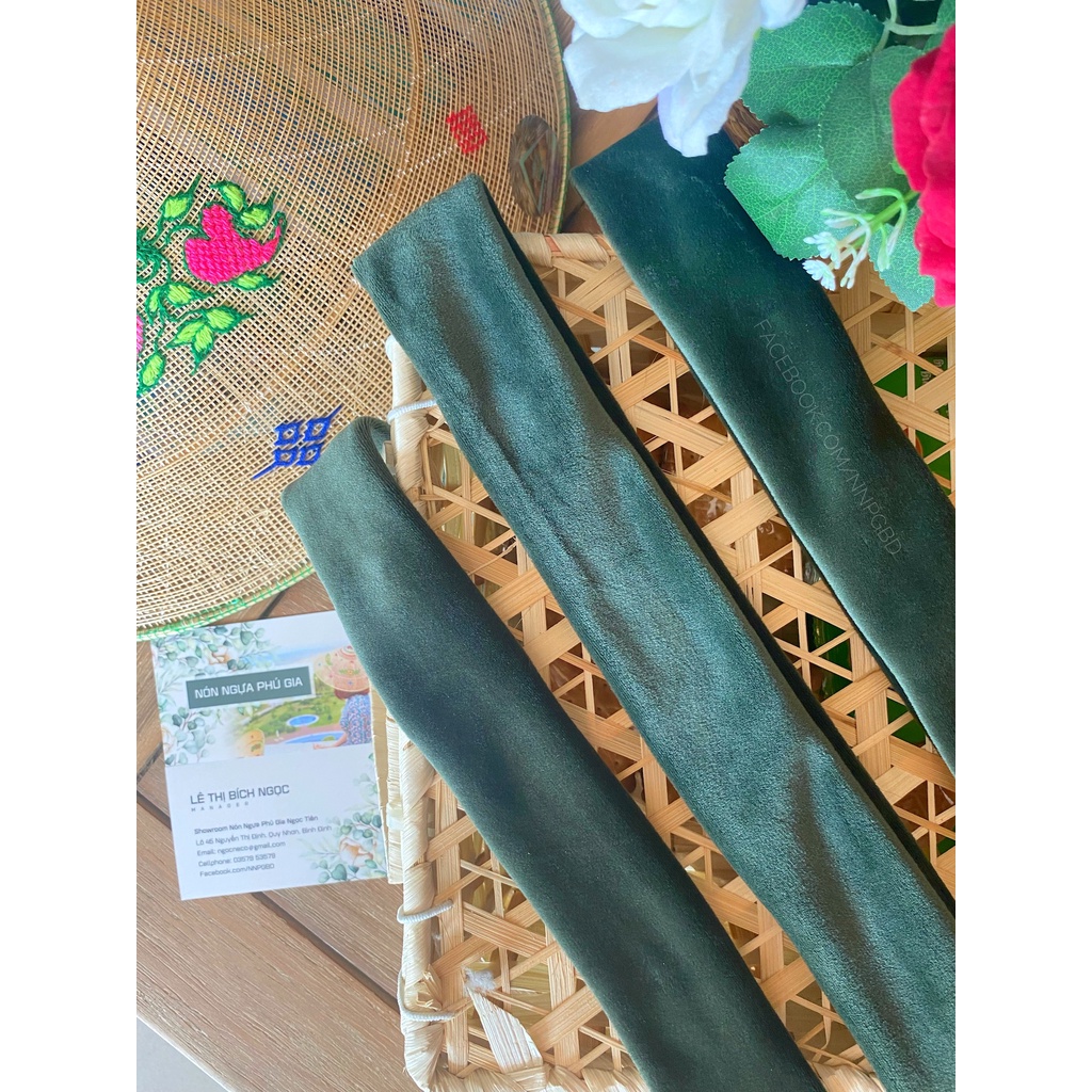 Quai nón nhung phụ kiện cho Nón khung nón ngựa Phú Gia Bình Định