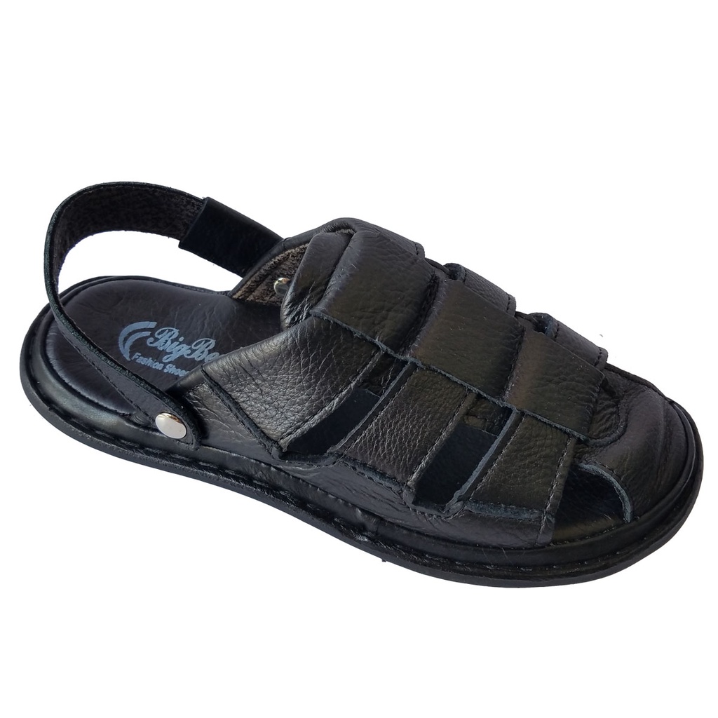 Giày Sandal Nam Bít Mũi Da Bò Thật BIGBEN SD79