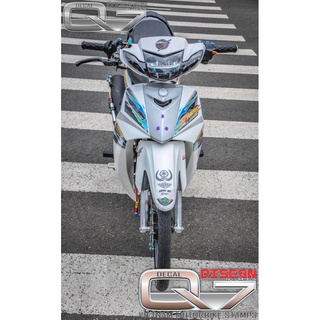 Tem Rời Sirius 110 Lửa trắng xanh
