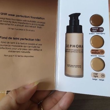 [Pháp]Set 3 Màu Kem Nền Hoàn Hảo Sephora Collection Beauty Sample