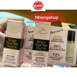 [Siêu phẩm][5ml] Kem nền Too Faced Born This Way Matte