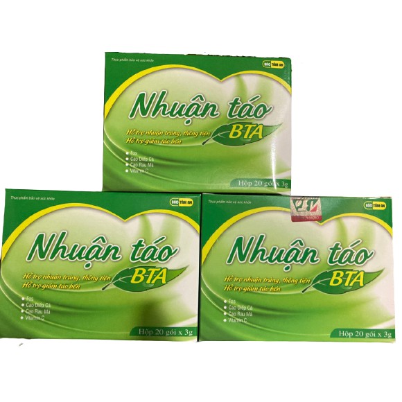 Nhuận Táo BTA- Hỗ trợ nhuận tràng, giảm táo bón ở trẻ hộp 20 gói