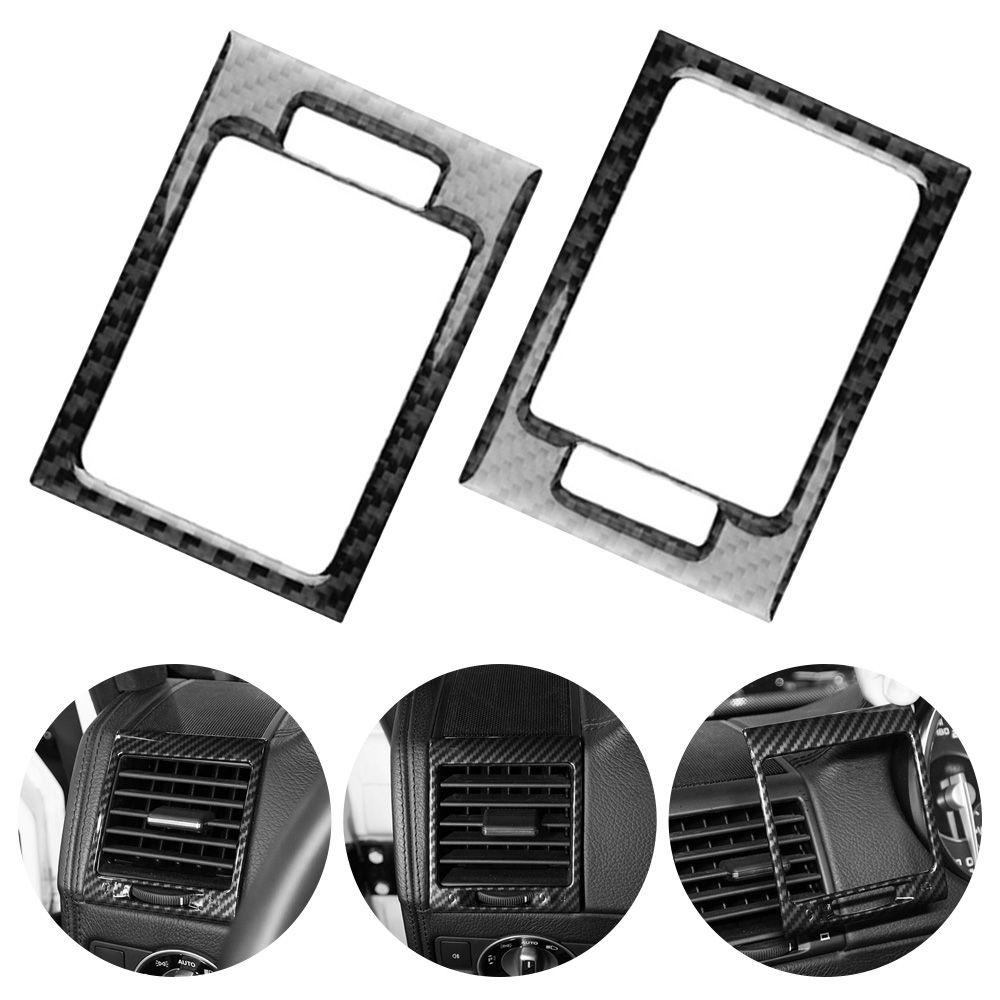 Set 2 Vòng Dán Trang Trí Ống Xả Khí Xe Hơi Benz C Class W204 2007-2010