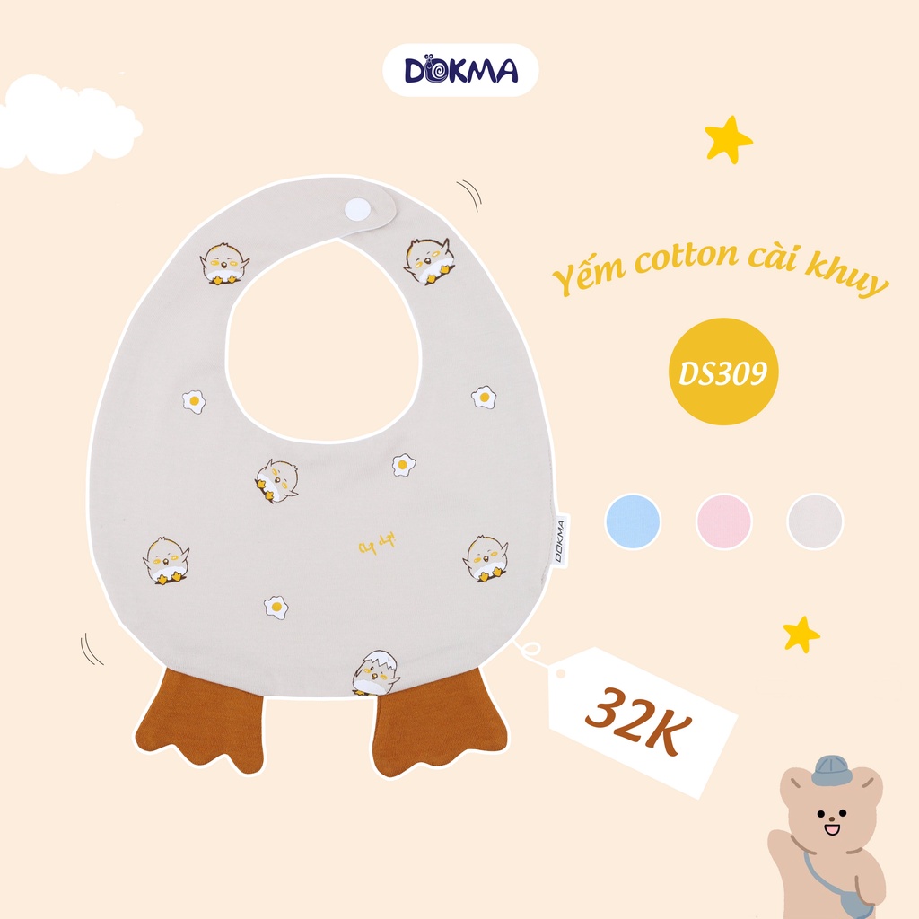 Dokma - Yếm cài khuy hình thú siêu cute ( DS309 )