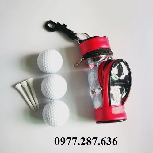 Túi đựng bóng golf và tee golf có móc khóa đeo sườn tiện lợi shop GOLF RPO TB001