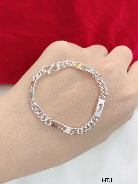 Lắc tay like khoẻ khoắn cho bé chuẩn bạc ta nguyên chất