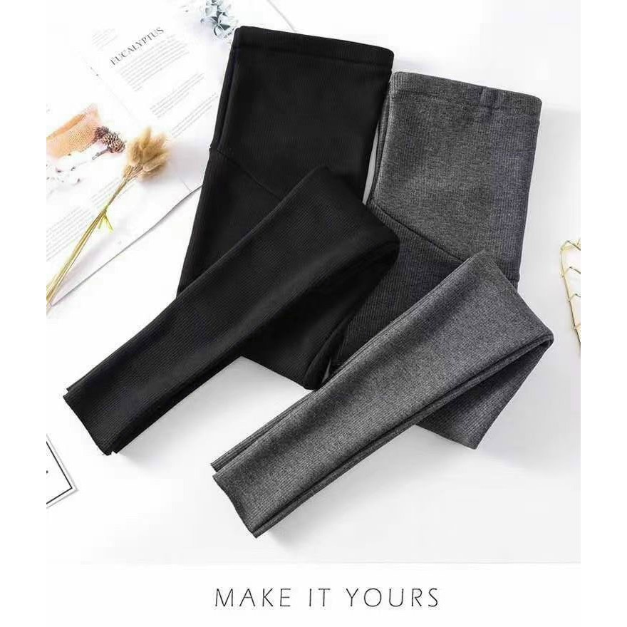 Quần Bầu Legging Tăm Quần Dài Bầu Công Sở Mặc Ở Nhà Skinny Cạp Cao Có Chun Chỉnh HX4612 Honey Mommy