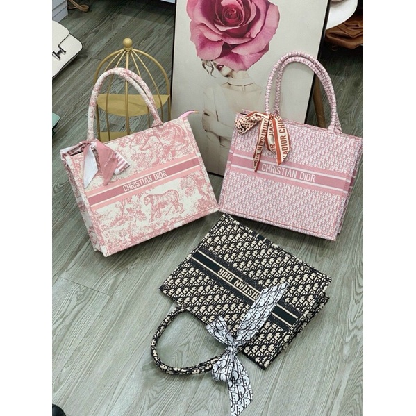 Túi công sở size 36cm đior kèm khăn +ảnh thật