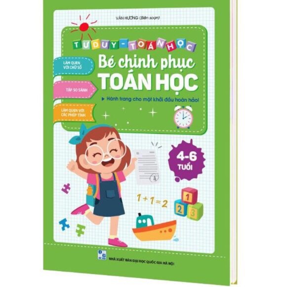 Sách - Bé chinh phục Toán Học (4-6 tuổi)