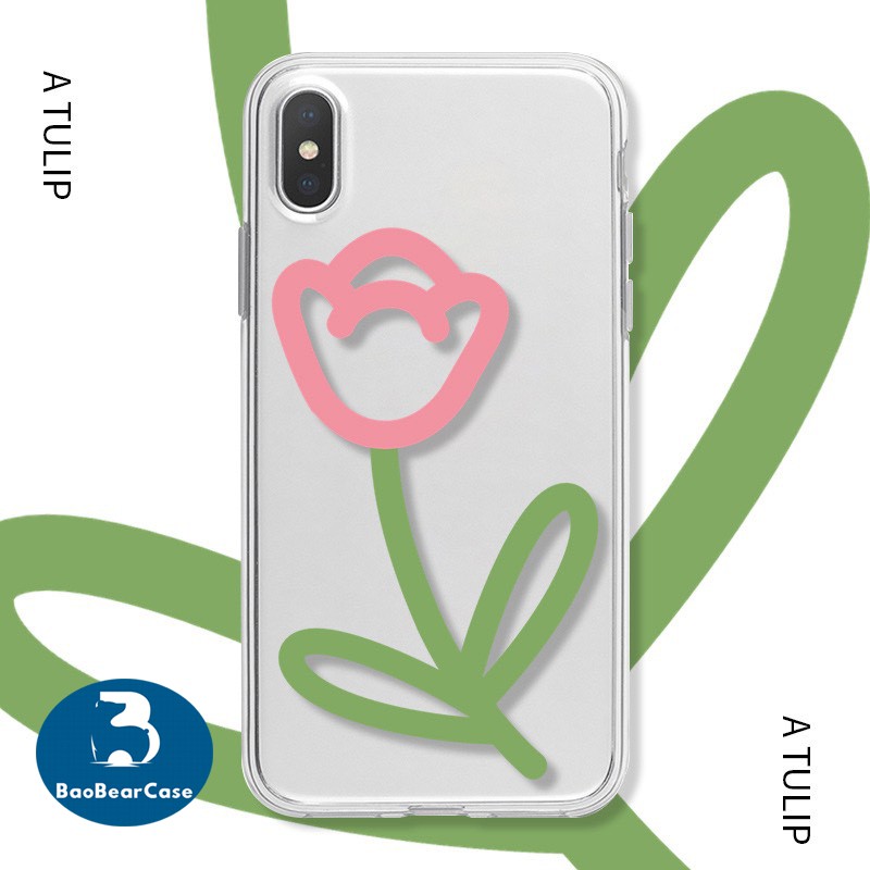 Ốp lưng Hoa Tuy Luýp iphone 15prm,15plus,15pro,15,14 promax,13pro,13,12promax,12pro/12, 11promax, 11pro, 11, Xr, Xsmax,