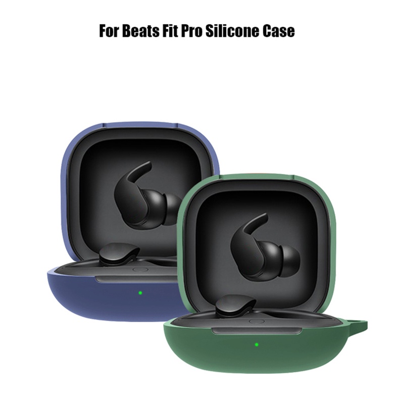 Vỏ Bọc Bảo Vệ Hộp Sạc Tai Nghe Beats Fit Pro Bằng Silicon Chống Sốc/ Trầy Xước