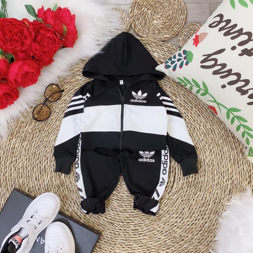 Bộ Dát mũ kéo khóa sành điệu cho bé trai bé gái - BDM