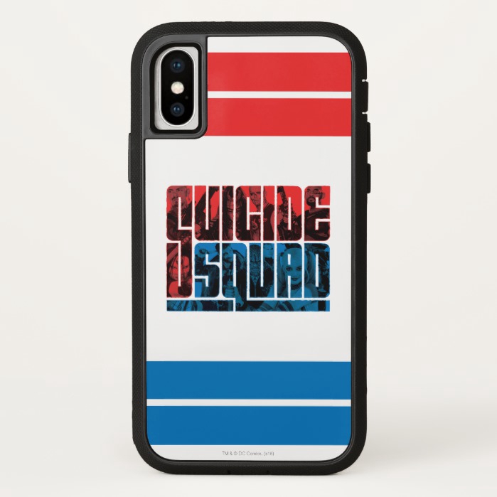 OPPO F1s/A59 F9 F7 A73/F5 A37 A3S A83 Case Suicide Squad | Red and Blue Logo