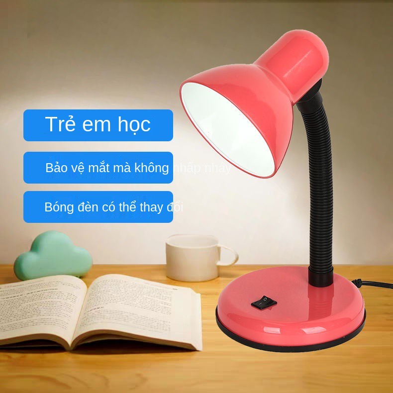 bóng có thể thay thế] phích cắm LED bảo vệ mắt Đèn bàn nhỏ, học sinh viết bàn, đọc sách