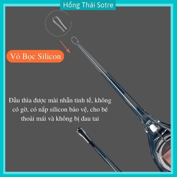 Dụng Cụ Lấy Ráy Tai Có Đèn LED Tiện Lợi An Toàn Cho Bé