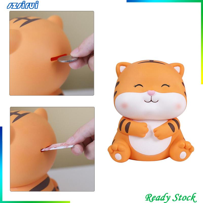 Ống Heo Tiết Kiệm Hình Chú Hổ Con Đáng Yêu Dùng Làm Quà Tặng Sinh Nhật Cho Bé