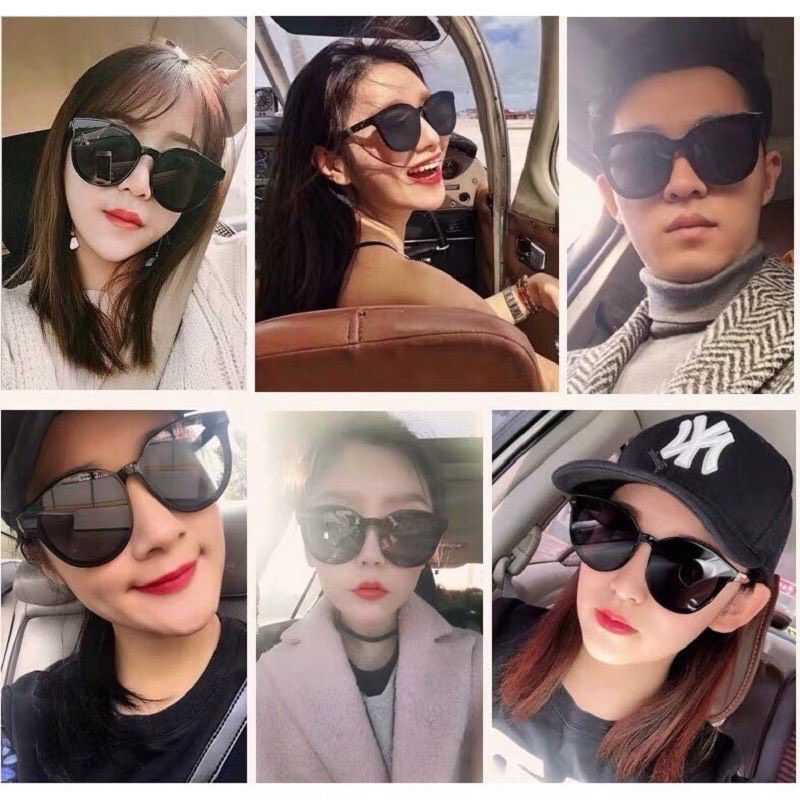 Mắt kính râm mát nữ nam thời trang phong cách Hàn Quốc chống tia UV gọng kính chắc chắn đẹp giá rẻ 035
