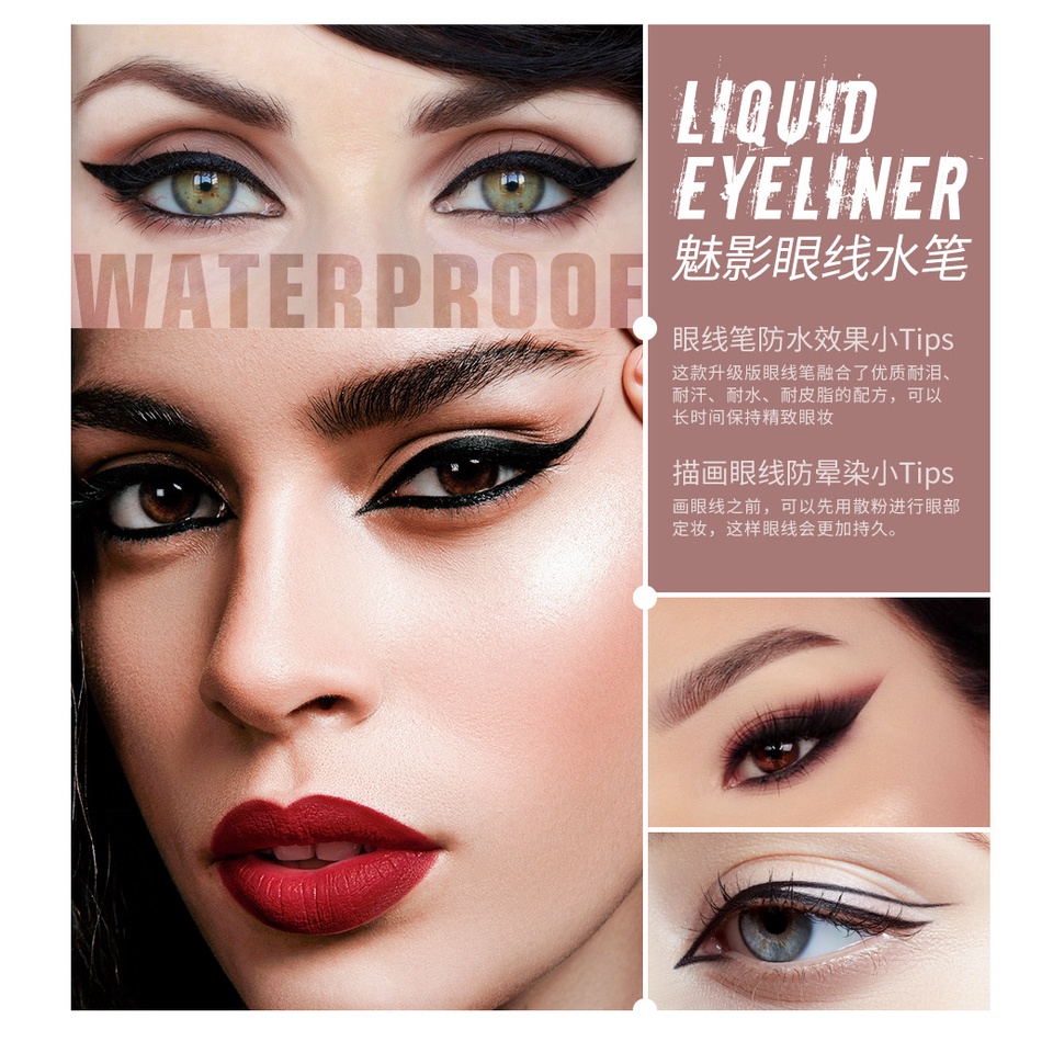 Bút kẻ mắt dạng lỏng O.TWO.O chống thấm nước lâu trôi dễ dùng cao cấp cho người mới