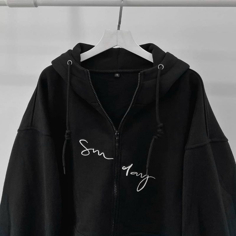 Áo Khoác Nỉ Kiểu Hoodie Unisex Rộng Sunday Cặp Nam Nữ💖HOT RẺ ĐẸP💖 Chống Nắng Thu Đông iCouple  Jackets