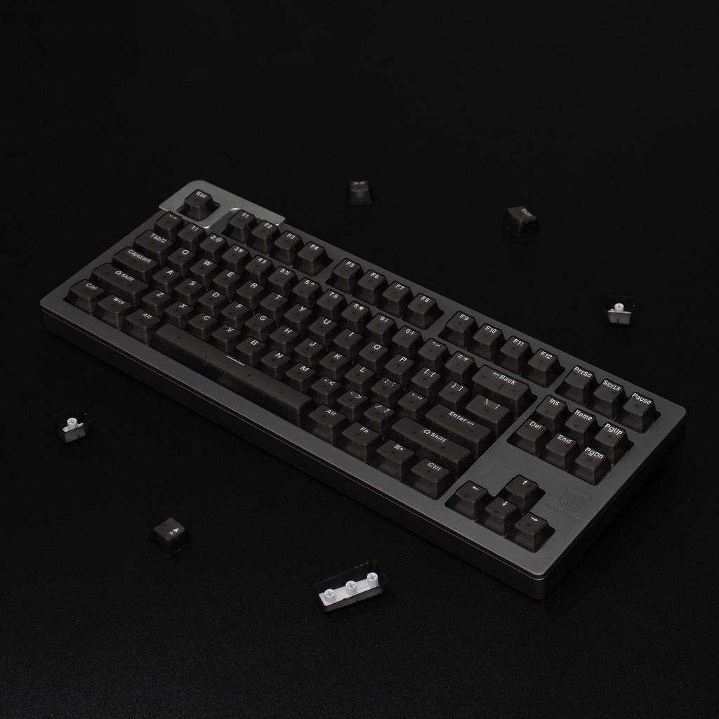 Bộ 132 Nút Bấm Thay Thế Cho Bàn Phím Cơ Chất Liệu ABS Trong Suốt