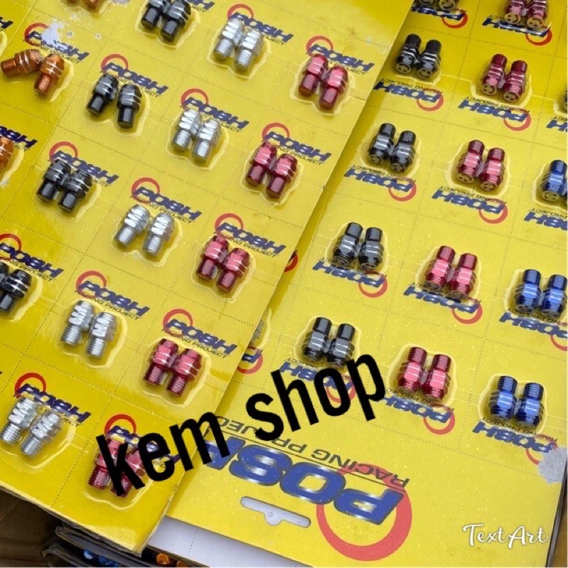 Ốc Mặt Cười Chân Gương Xe Máy [Đủ Màu] giá 1 con