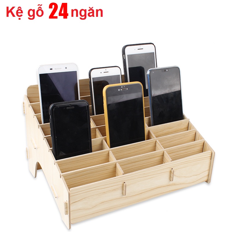 Kệ gỗ đa năng 24-48 ngăn