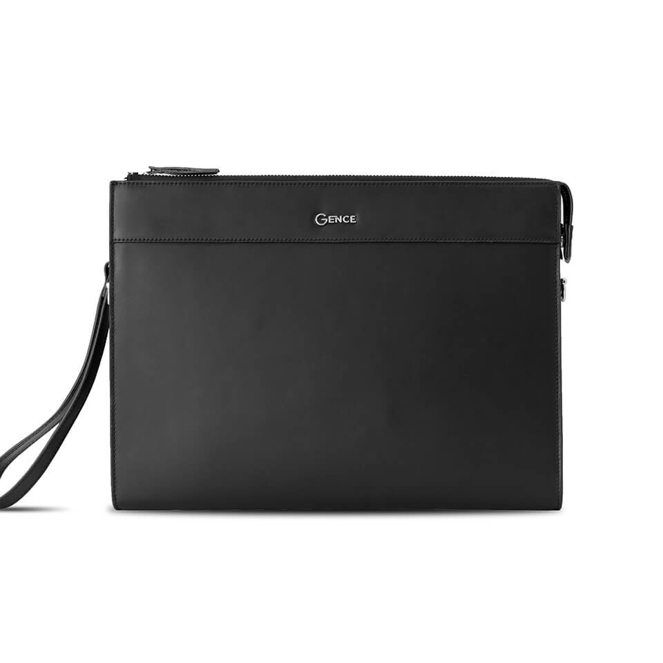 Clutch đựng tài liệu A4 da bò Nappa CL07 Màu Đen