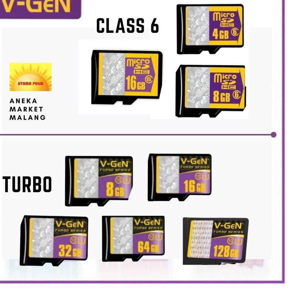 Thẻ nhớ V= GEN vgen 4gb 8gb 16gb 32gb 64gb 128gb CLASS 6 turbo MICRO SD MMC ori