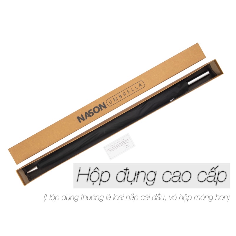 Ô dù đi mưa ô Golf cao cấp 2 tầng tán siêu to 30 inch NASON UMBRELLA LUXURY -Tay cầm thời trang-Chống lật-Chống tia UV